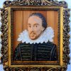 etsy William Shakespeare Esculpido em Madeira