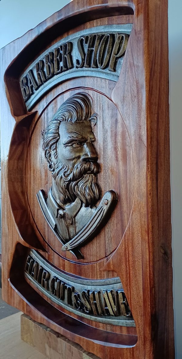 il_1140xN.3665565722_497n Escultura Baber shop em madeira exótica