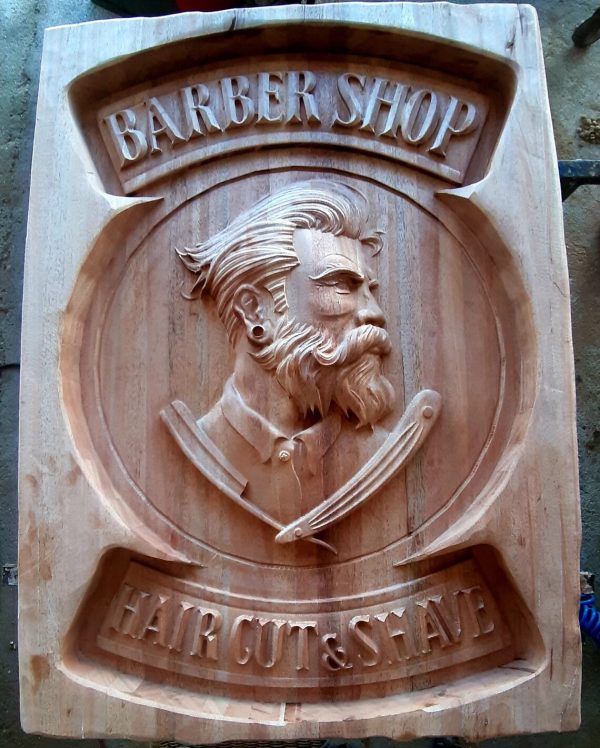 il_1140xN.3713152655_3dg2 Escultura Baber shop em madeira exótica