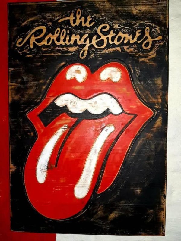 1000086905 Rolling Stones – Quadro em Madeira