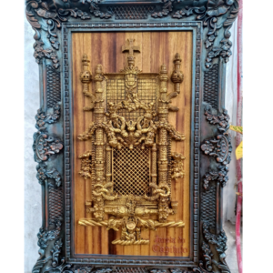 Quadro Janela do Convento de Cristo esculpida em madeira