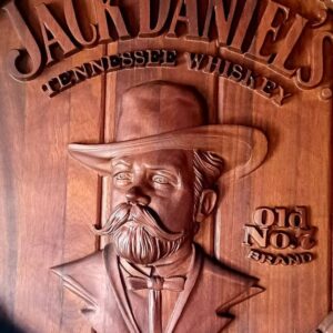 Jack Daniels Wood Wall Art Decor