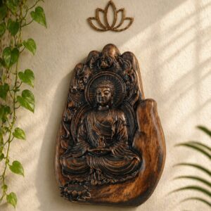 Buddha Siddhartha Gautama em Madeira Exótica