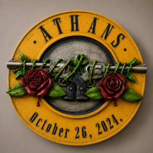 Custom Hand-Carved Wood Relief – ATHANS – October 26, 2024